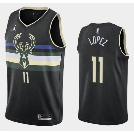 Canotte Uomo Milwaukee Bucks Brook Lopez 11 2020-21 Jordan Brand Statement Edition Swingman